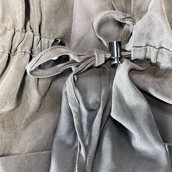 Be Cool | Green Lightweight Hooded Utility Coat Jacket L - Picture 4 of 8